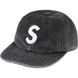 Supreme Pigment S Logo 6-Panel Cap Black SUPREME SUPREME - originalfook singapore