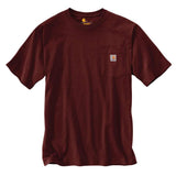 Carhartt USA Workwear Pocket Tee Maroon carhartt carhartt - originalfook singapore