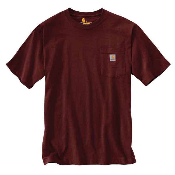 Carhartt USA Workwear Pocket Tee Maroon carhartt carhartt - originalfook singapore