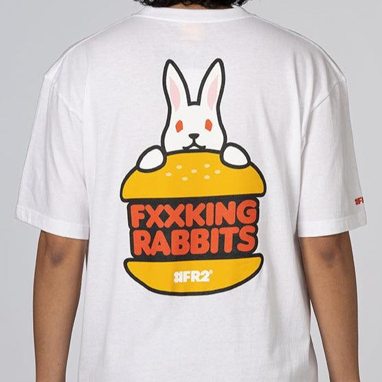 FR2 JAPAN Rabbit Burger Tee White #FR2 #FR2 - originalfook singapore