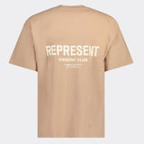 Represent Owners Club Logo Tee Beige