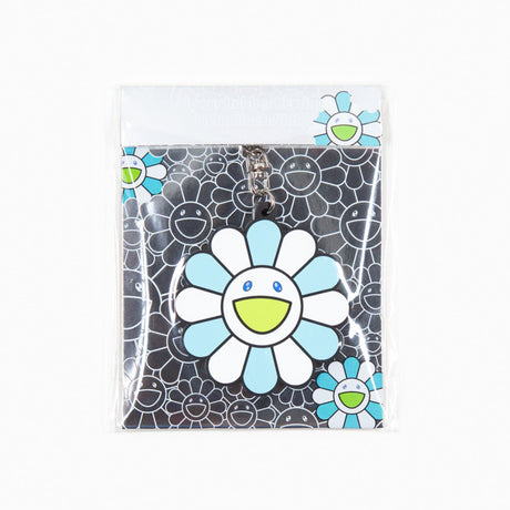 Takashi Murakami Kaikai Kiki Flower Rubber Keyring Blue White (5.5cm) TAKASHI MURAKAMI TAKASHI MURAKAMI - originalfook singapore