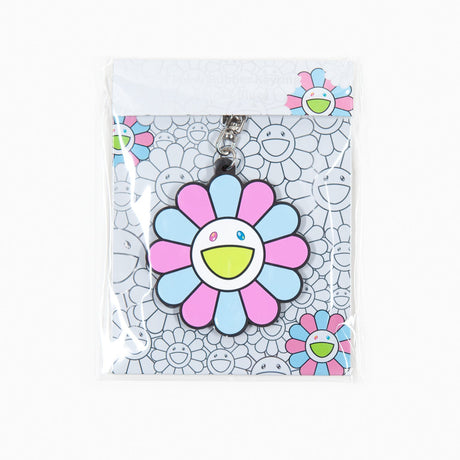 Takashi Murakami Kaikai Kiki Flower Rubber Keyring Pink Blue (5.5cm) TAKASHI MURAKAMI TAKASHI MURAKAMI - originalfook singapore