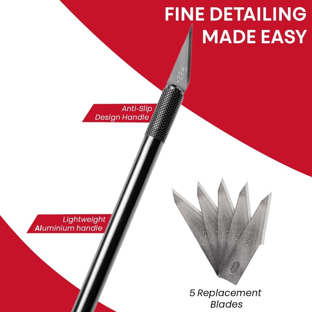 Angelus #11 Detail Knife + 5 Replacement Blades