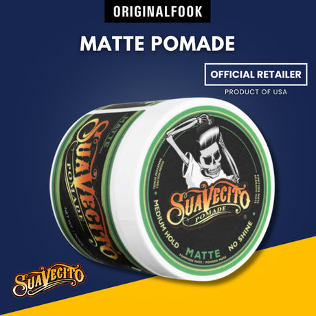 Suavecito Strong Hold Matte Pomade SUAVECITO SUAVECITO - originalfook singapore
