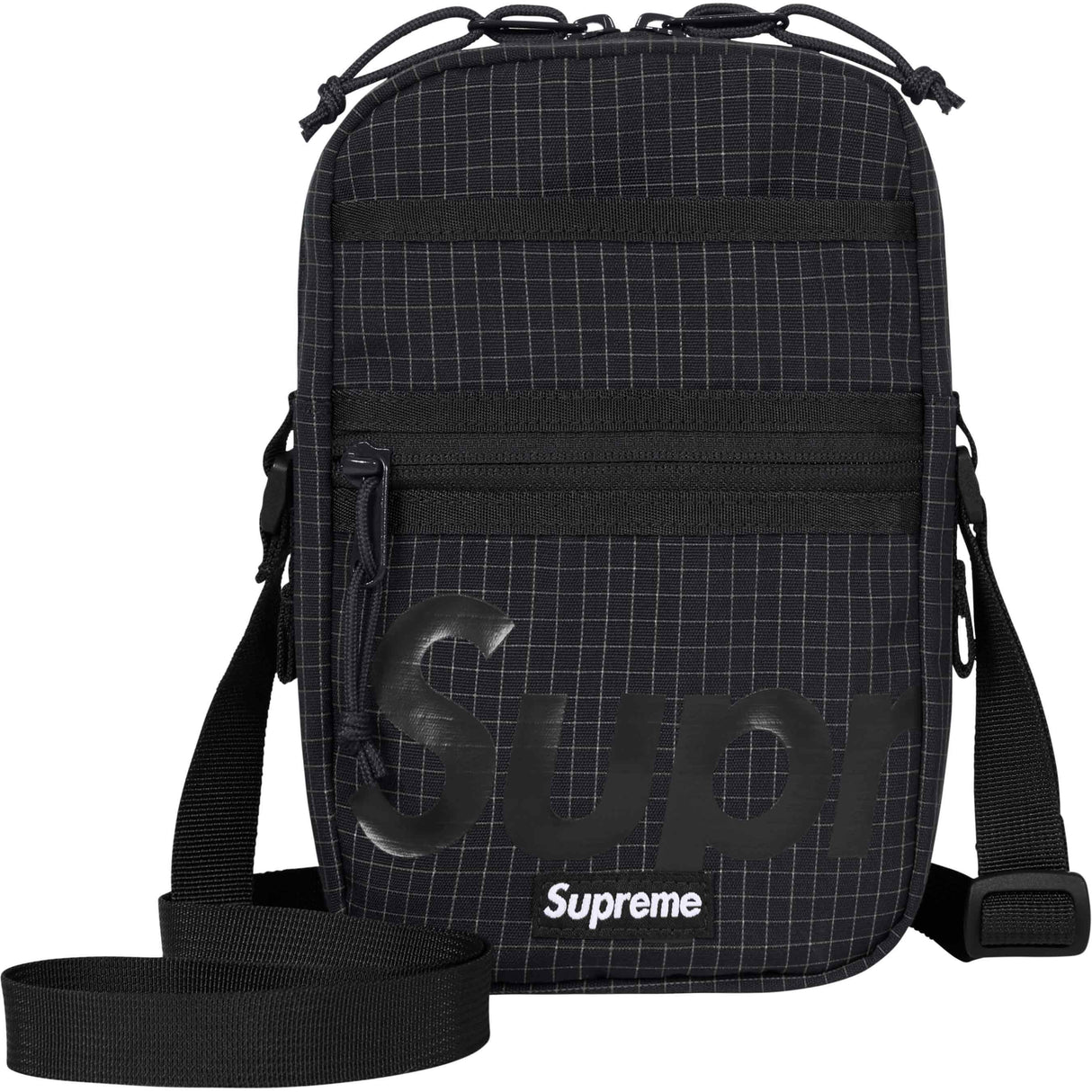 Supreme Reflective Shoulder Bag Black supreme supreme - originalfook singapore
