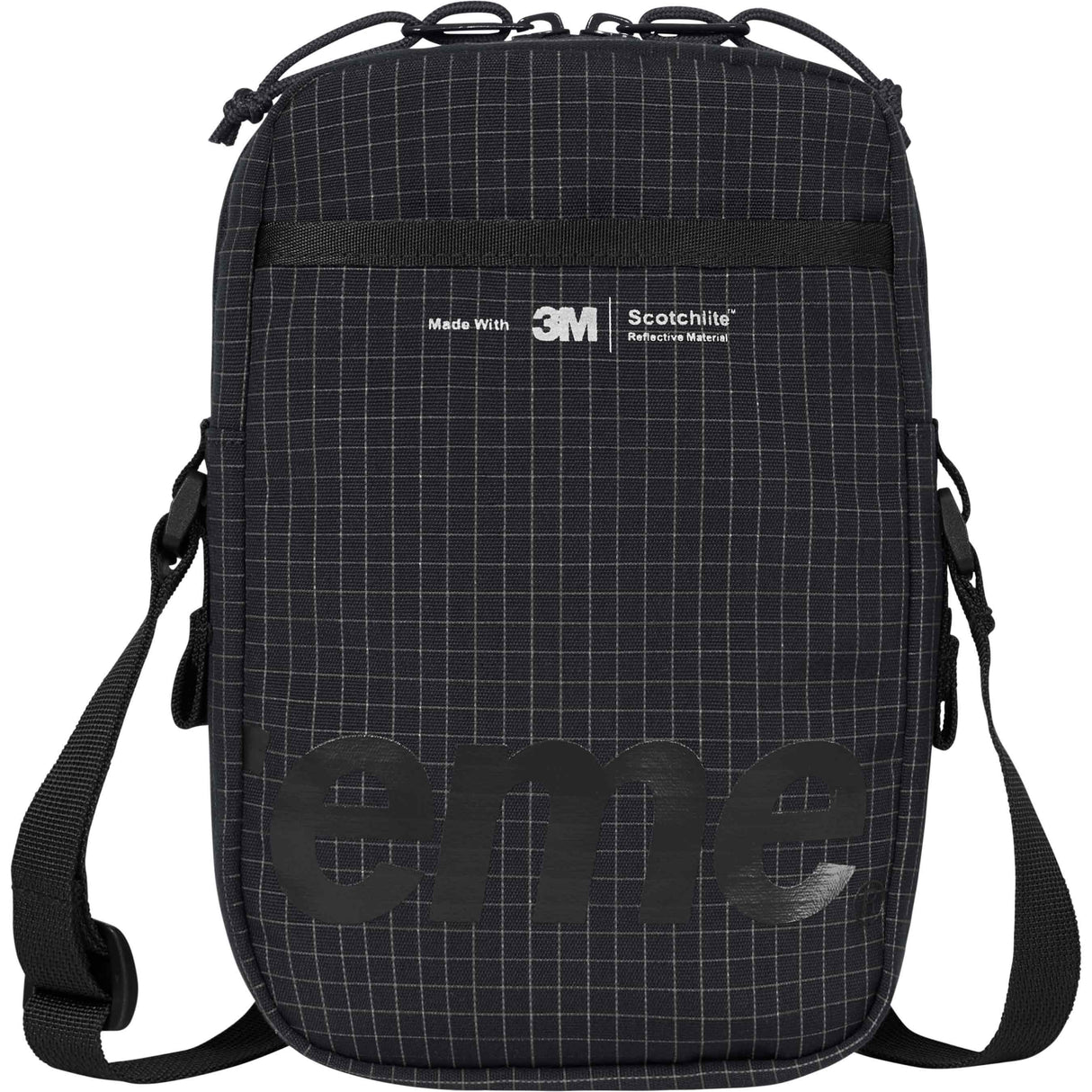 Supreme Reflective Shoulder Bag Black supreme supreme - originalfook singapore