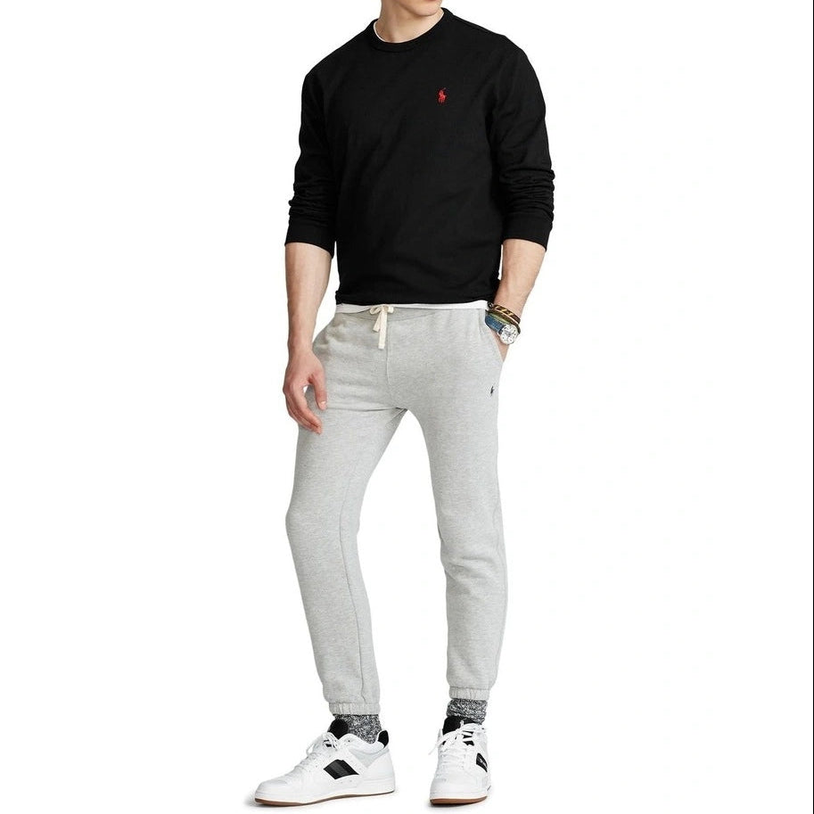 Polo Ralph Lauren Classic Fit Heavyweight Long Sleeve Tee Black