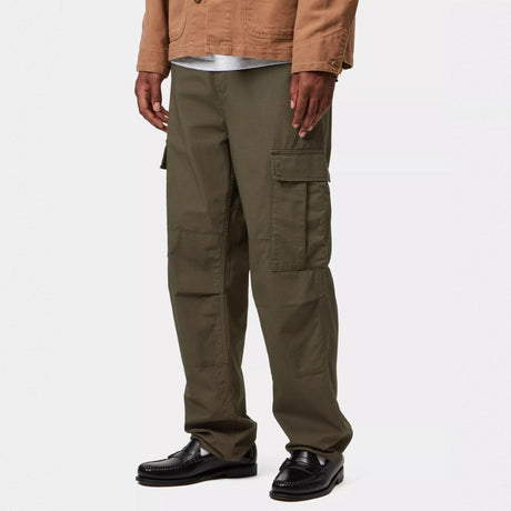 Carhartt WIP Regular Cargo Pants in Cypress green with multiple utility pockets
