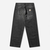 Carhartt WIP Landon Jeans in blue black denim with worn, bleached finishiyanas