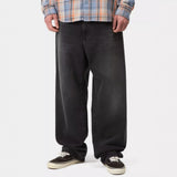 Carhartt WIP Landon jeans in blue-black denim with worn, bleached finish