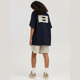 Boneless B Foam Logo Tee Navy - ORIGINALFOOK
