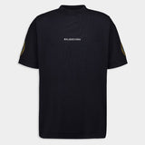 Balenciaga Faded Black Uniform Merch Oversized Fit Tee Black - ORIGINALFOOK