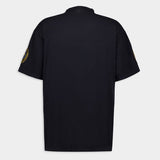Balenciaga Faded Black Uniform Merch Oversized Fit Tee Black - ORIGINALFOOK