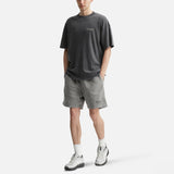 Represent Owners Club Script Tee in vintage grey, featuring the brand's logo and classic design on soft cotton fabric.