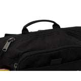 Black Carhartt Classic Waist Bag with adjustable strap and multiple compartments, designed for convenience and style.