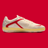 Nike PEACEMINUSONE Cryoshot CTR360 Maestri II shoes in natural university red with white Nike swoosh and modern athletic design.