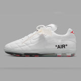 White Nike Cryoshot Zoom M9 shoes from the Virgil Abloh Archive x Nike collection, featuring sleek design and modern sneaker details.