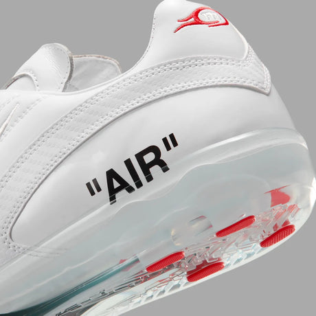 White Nike Virgil Abloh Archive Cryoshot Zoom M9 shoes with sleek design and modern silhouette, displayed against a neutral background.
