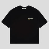 Black AboutBlank Collection Tee shirt from ABOUT:BLANK, featuring a classic crew neck and minimalist design.