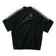 Black MasonPrince Millennium OV Raglan Tee with contrasting sleeves, casual fit, and branded logo on the front.