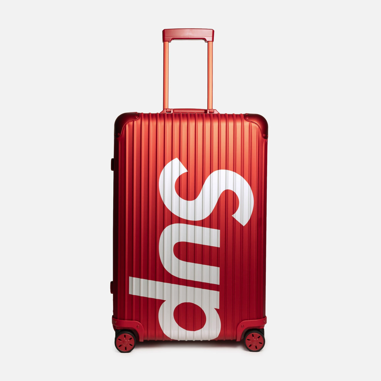 Supreme X Rimowa Aluminum Luggage 82L Red (Limited Edition)