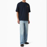 Navy AboutBlank Reverse Blank Tee shirt from ABOUT:BLANK, featuring a square image with a casual, minimalist design.