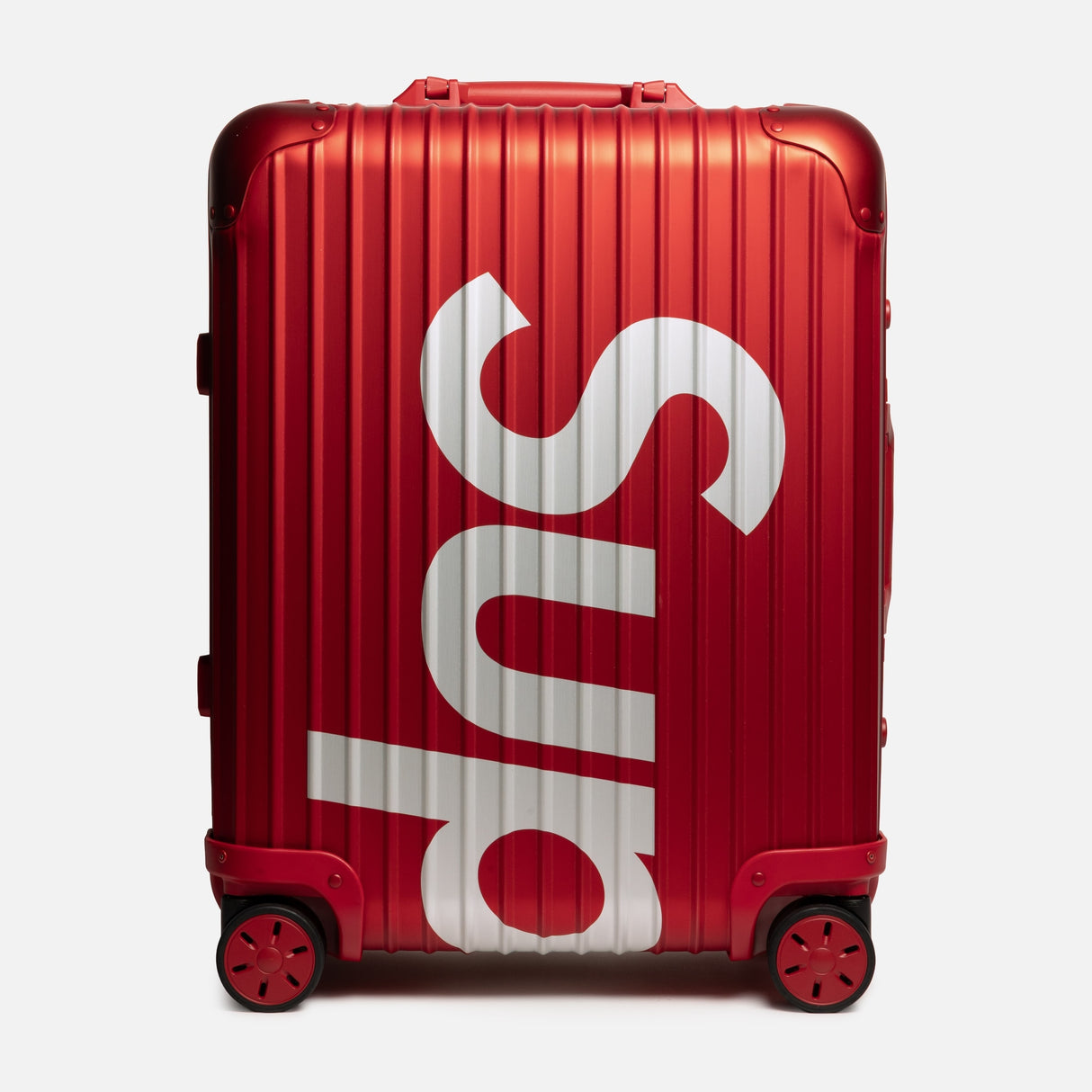 Supreme X Rimowa Aluminum Luggage 45L Red (Limited Edition)
