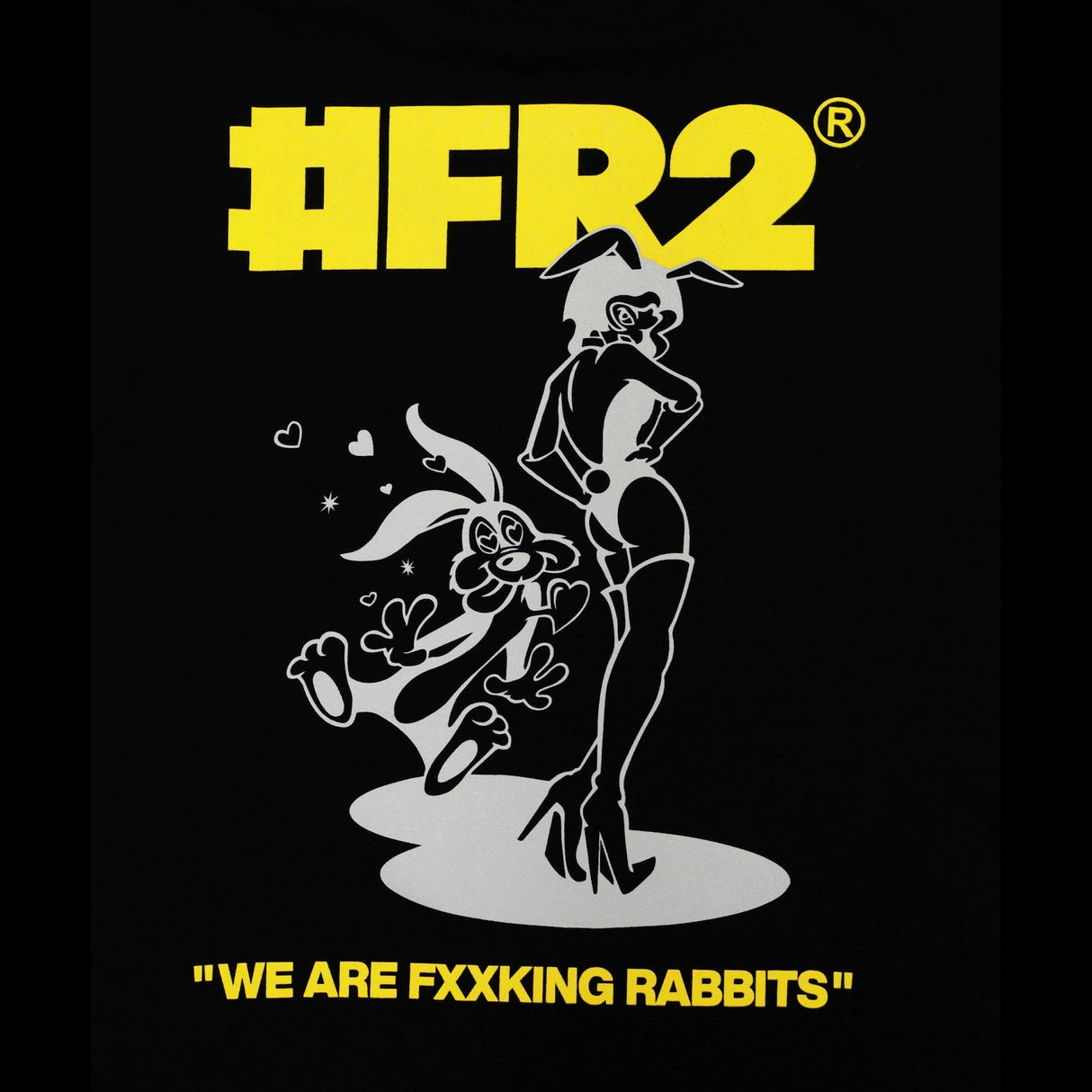 FR2 Bunny Seduction Tee Black