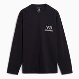Neighborhood X Y-3 Logo Long Sleeve Tee Black