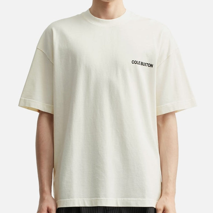 Cole Buxton Signature Tee Vintage White