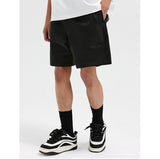 Boneless B Logo Boxy Sweat Shorts Black - ORIGINALFOOK