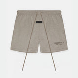 Fear of God Essentials Applique Logo Shorts Heather Grey - ORIGINALFOOK