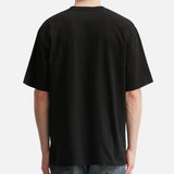 Black NEIGHBORHOOD SS-10 front logo T-shirt, shown in a square image with a casual fit and bold logo design.