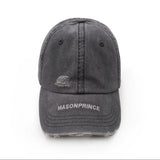 MasonPrince Embroidered Logo Cap Charcoal