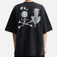 Mastermind World x Betty Boop Damaged Boxy Tee Black White - ORIGINALFOOK