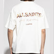 AllSaints Underground Logo Tee Ashen Dakota - ORIGINALFOOK