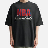 Fear of God Essentials X NBA 90s V2 Heavyweight Tee Vintage Black - ORIGINALFOOK