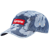 Supreme Flames Jacquard Denim Camp Cap Denim supreme supreme - originalfook singapore