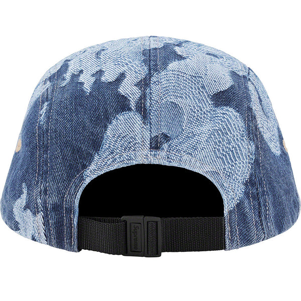 Supreme Flames Jacquard Denim Camp Cap Denim supreme supreme - originalfook singapore