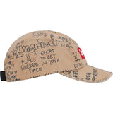 Supreme Gonz Poem Camp Cap Tan supreme supreme - originalfook singapore