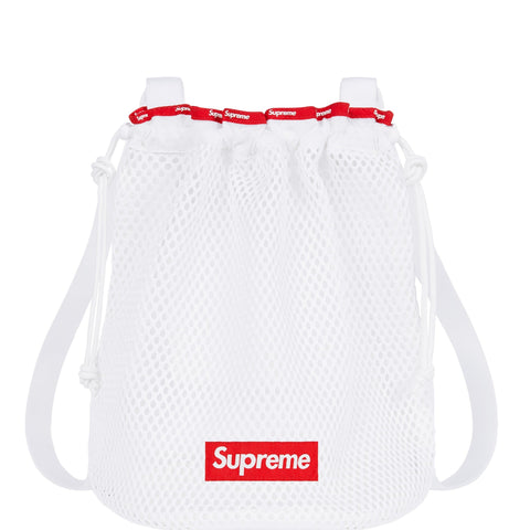 Supreme Mesh Small Backpack Bag White