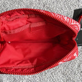 Supreme Puffer Pouch Red Paisley supreme supreme - originalfook singapore