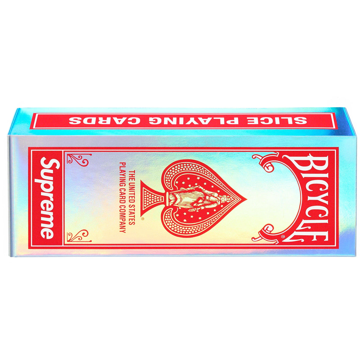 Supreme Bicycle Holographic Slice Playing Poker Card Deck SUPREME SUPREME - originalfook singapore