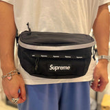 Supreme Reflective Waist Bag Black SUPREME SUPREME - originalfook singapore