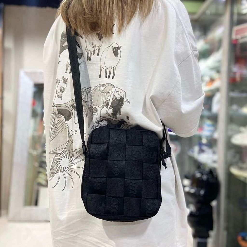 Where to buy Supreme Woven Shoulder Bag Black in Singapore 