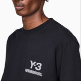 Neighborhood X Y-3 Logo Long Sleeve Tee Black