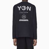 Neighborhood X Y-3 Logo Long Sleeve Tee Black