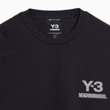 Neighborhood X Y-3 Logo Long Sleeve Tee Black