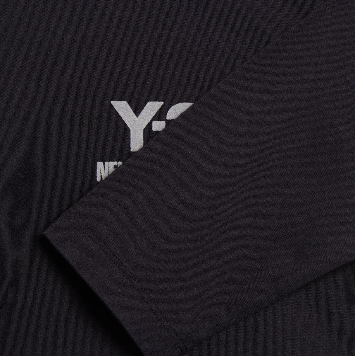 Neighborhood X Y-3 Logo Long Sleeve Tee Black